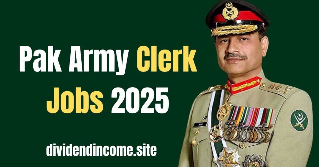 Pak Army clerk jobs 2025